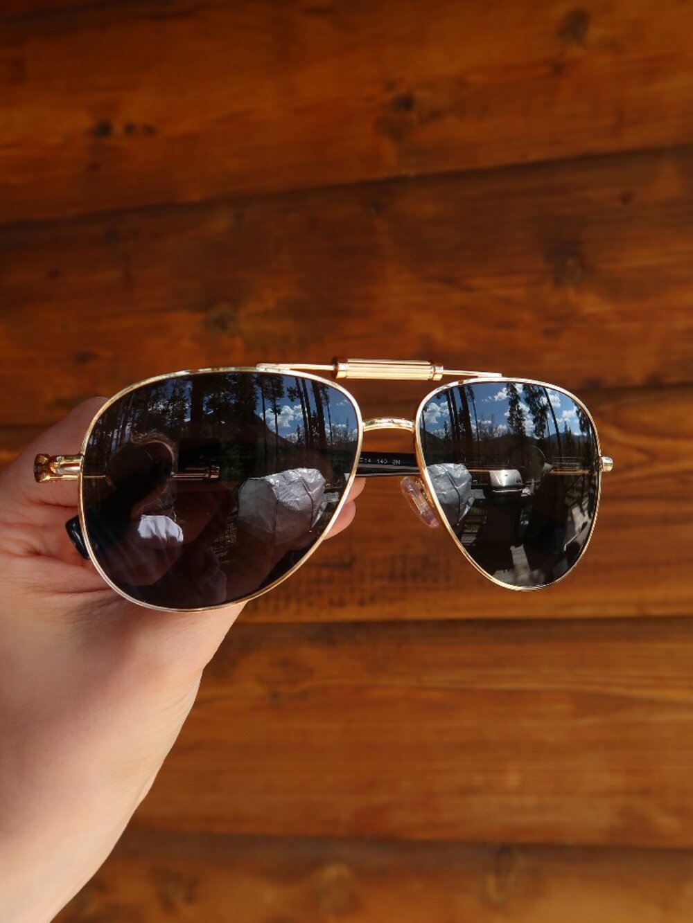BRAND NEW Versace Aviator Sunglasses - Picture 4 of 11